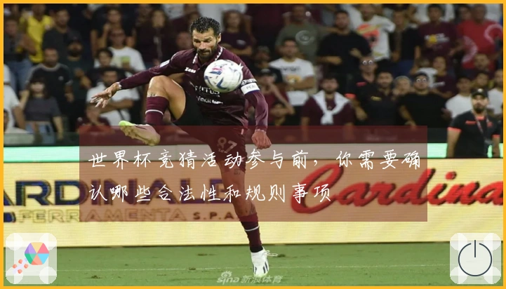 世界杯竞猜活动参与前，你需要确认哪些合法性和规则事项